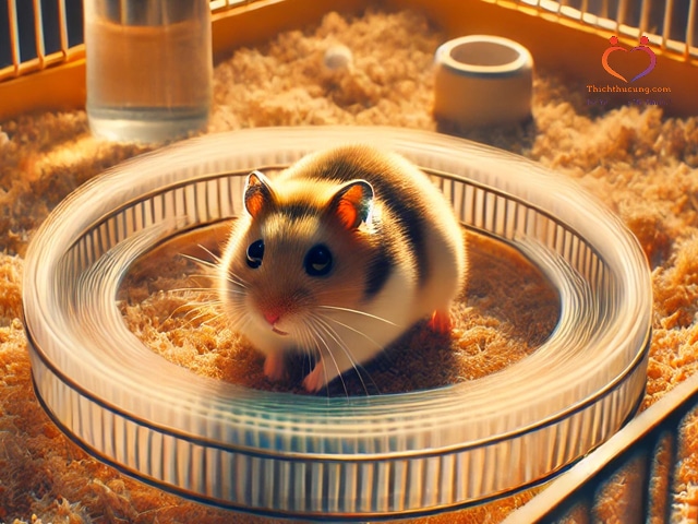 Chuột Hamster Quay Vòng Tròn 2 chuot hamster quay vong tron 2